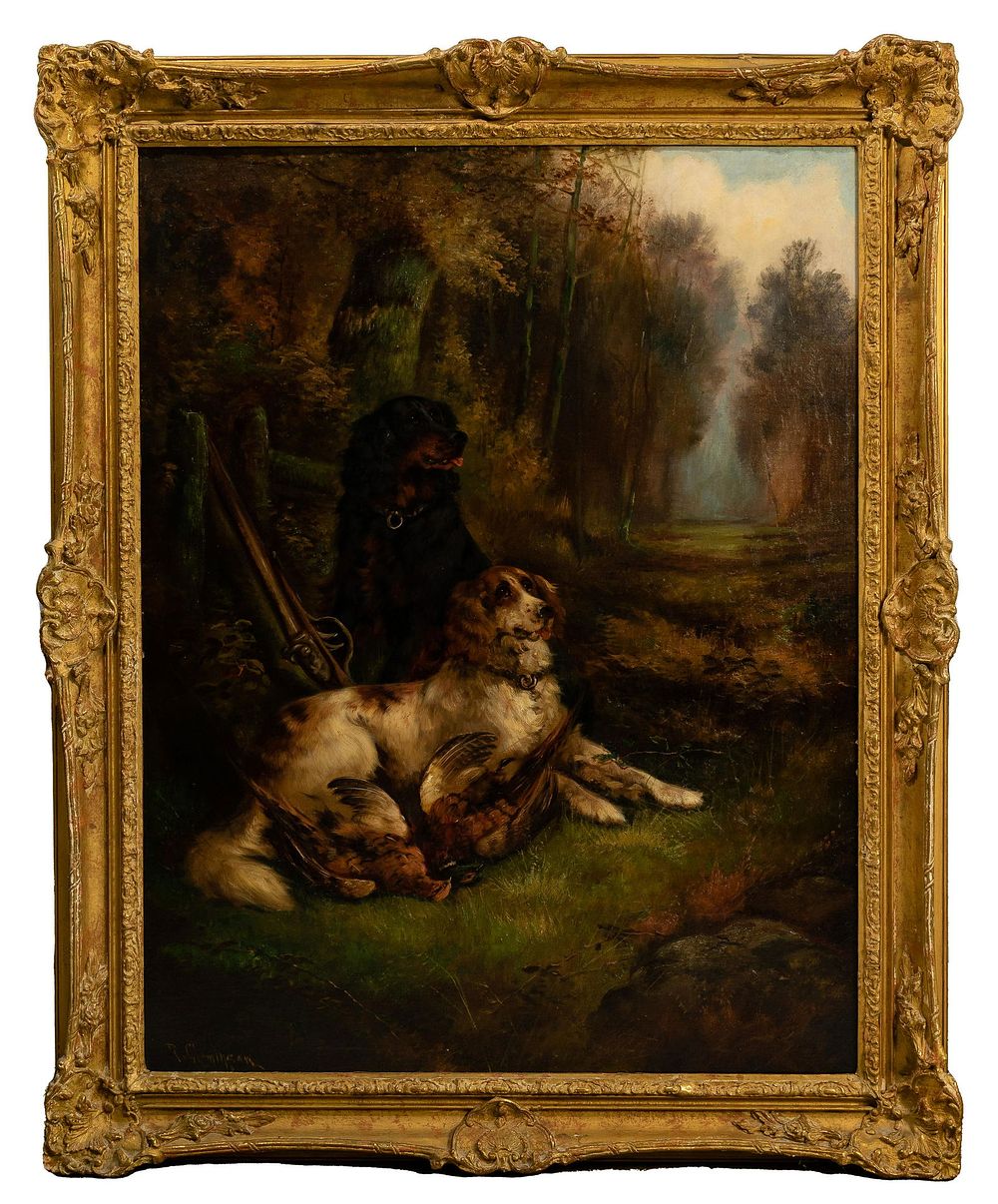 Lot 245: Robert Cleminson (British, fl.1864-1903) Oil on Canvas