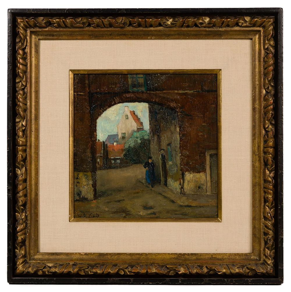 Lot 247: Willem Knip (Dutch, 1883-1967) Oil on Panel