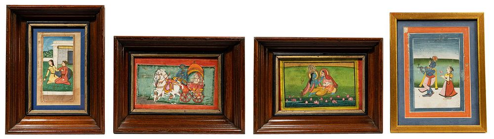 Lot 253: Indo-Persian Gouache Assortment