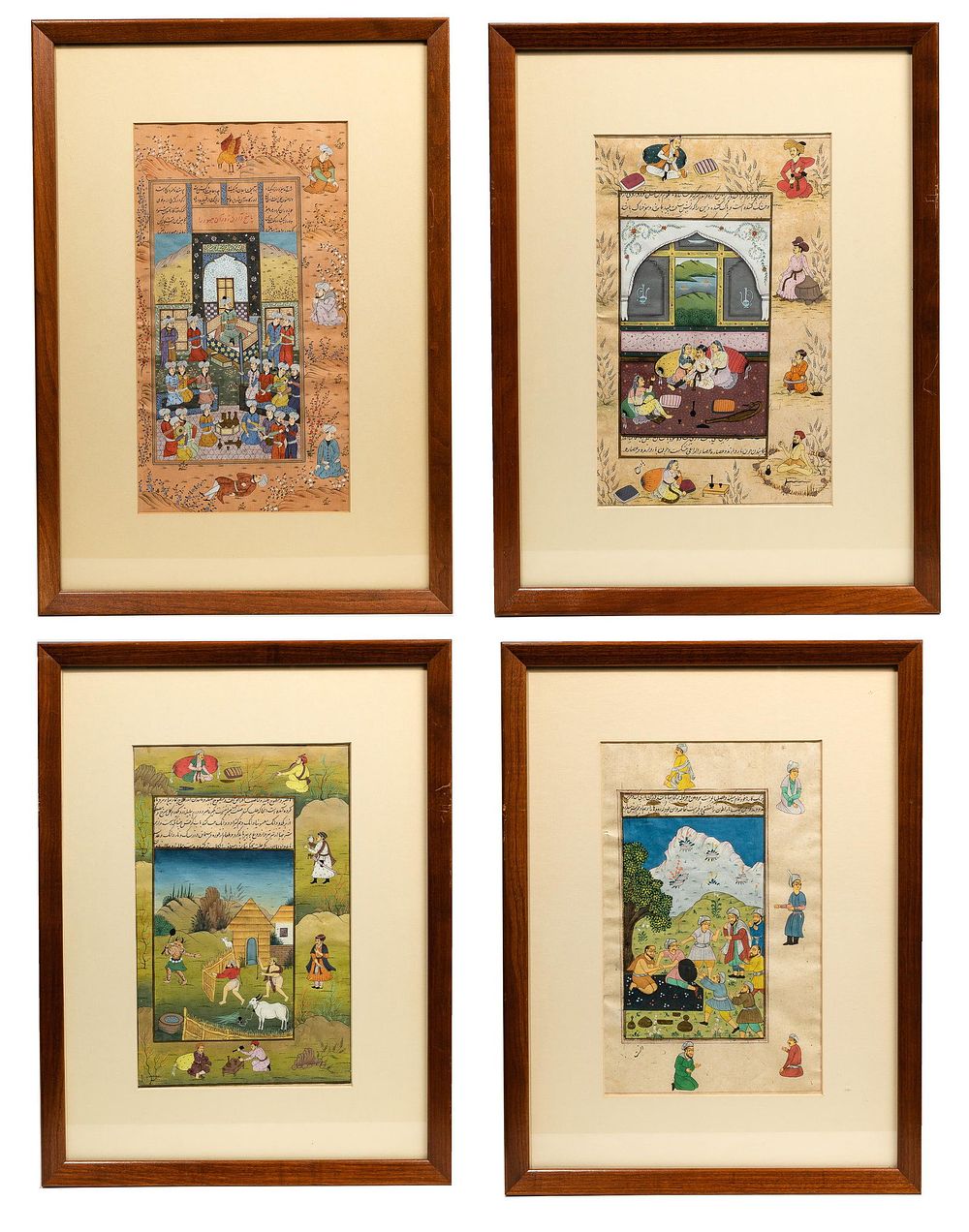 Lot 254: Indo-Persian Gouache Illustration Assortment