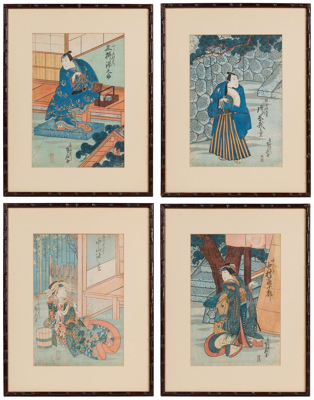 Lot 260: Sadanobu Hasegawa (Japanese, 1809-1879) Woodblock