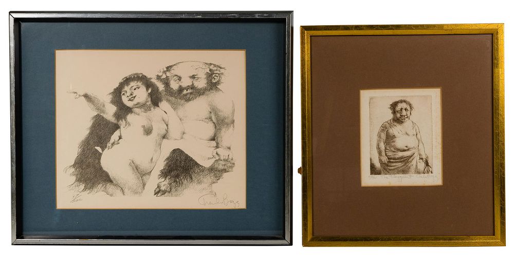 Lot 264: Charles Bragg (American, 1931-2017) Etching and Offset