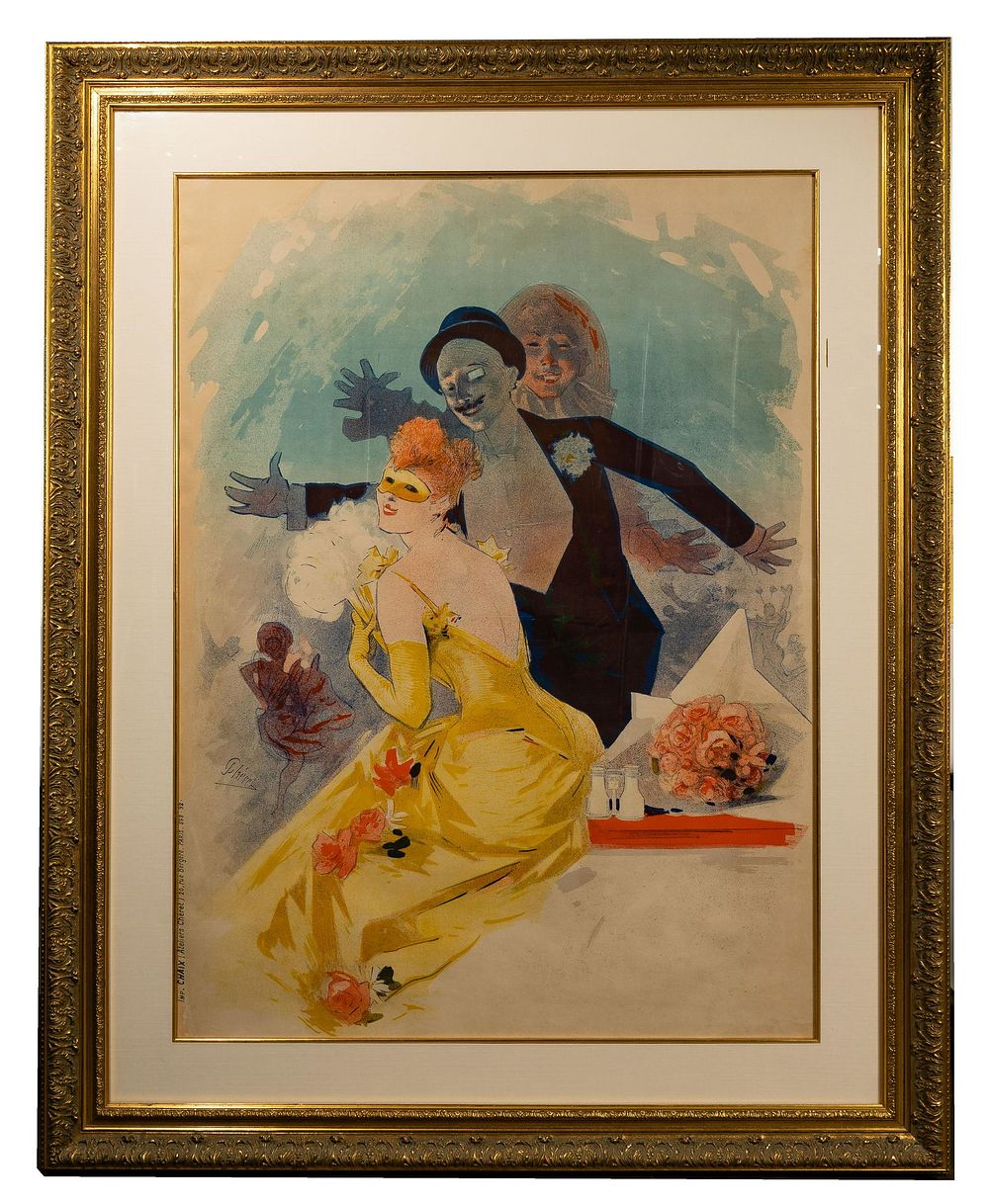 Lot 268: Jules Cheret (French, 1836-1932) 'Carnaval 1892'