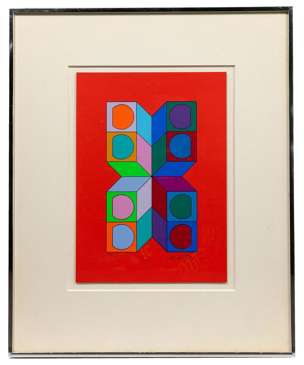 Lot 279: Victor Vasarely (Hungarian / French, 1906-1997)