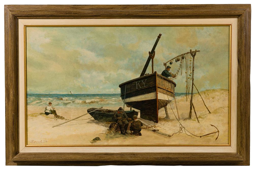 Lot 289: Unknown Artist Oil on Canvas