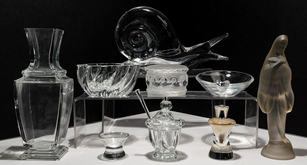 Lot 305: Lalique, Baccarat and Daum Crystal Assortment