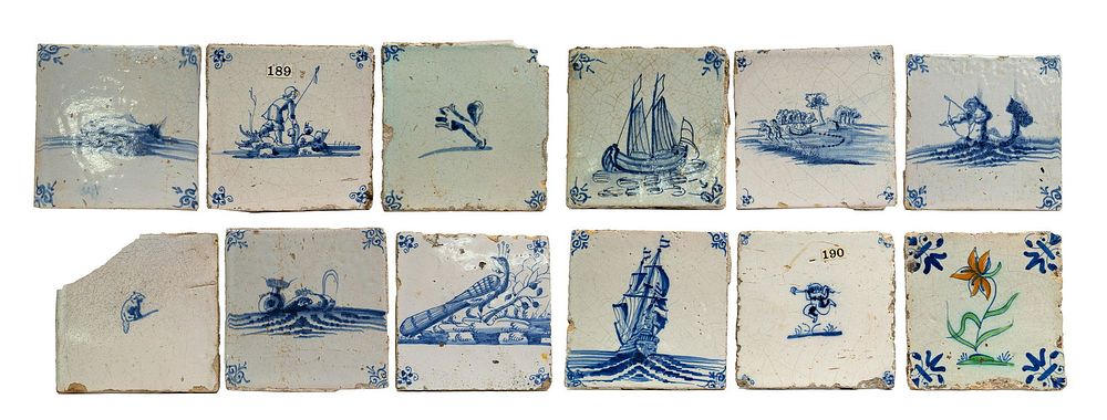 Lot 361: Delft Ceramic Tile Assortment