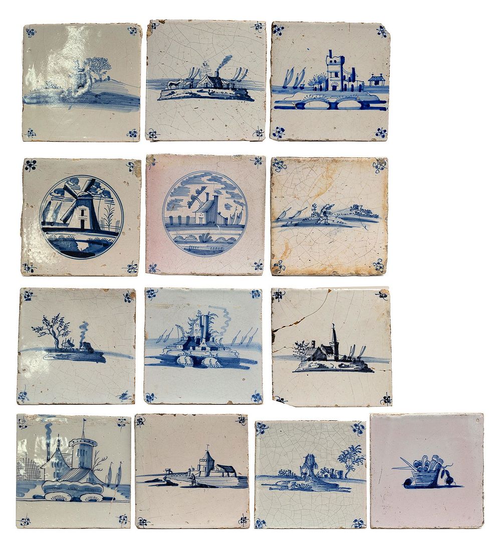 Lot 362: Delft Tile Assortment