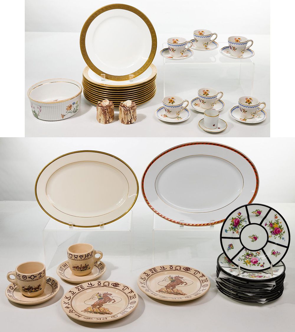 Lot 383: Pottery and Porcelain Assortment
