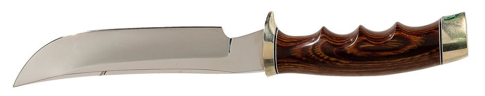 Lot 396: Corbet (C.R.) Sigman 'Upswept Hunter' Custom Knife