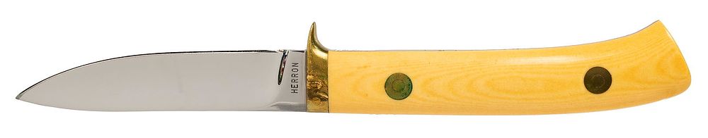 Lot 402: George Herron 'Model 1' Custom Hunting Knife