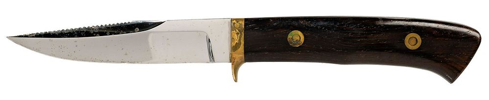 Lot 412: George Herron Sawback Custom Knife