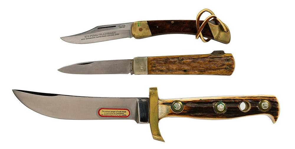 Lot 413: Germany Puma 20th Century Knife Assortment