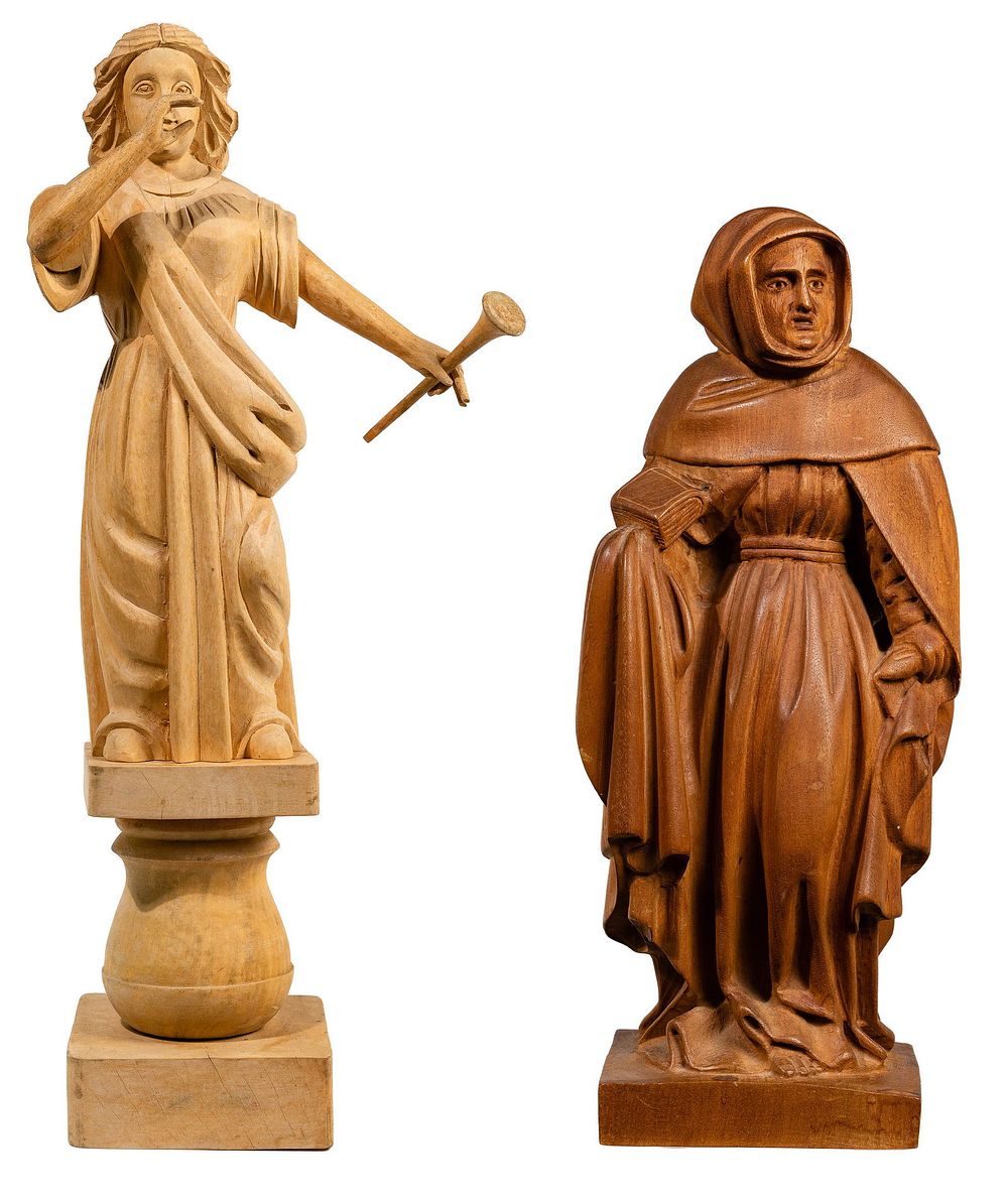 Lot 435: Carved Wood Figures