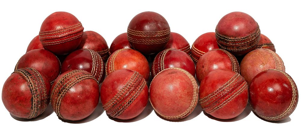 Lot 438: Leather Cricket Ball Collection