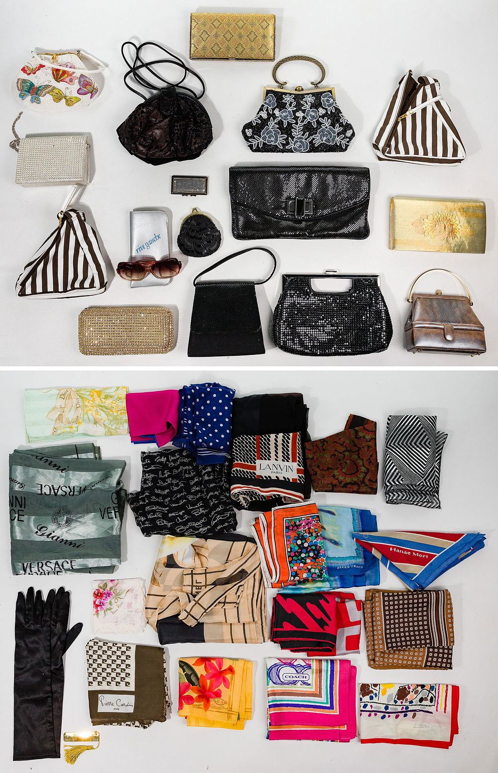 Lot 465: Evening Bag and Scarf Assortment