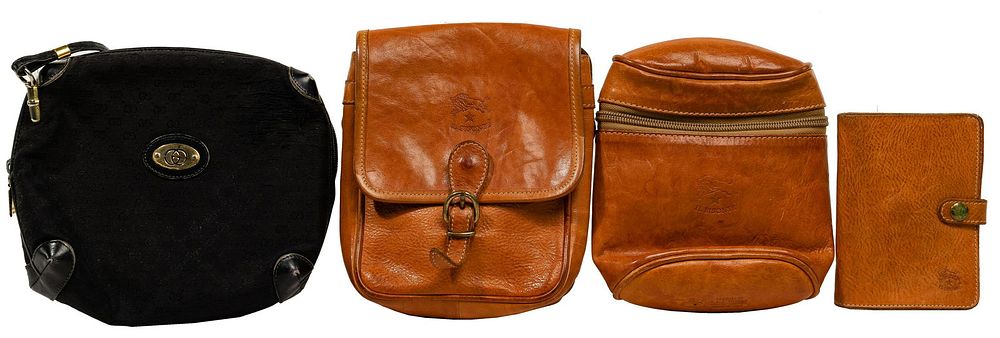 Lot 470: Gucci and Bisonte Handbag and Wallet Assortment