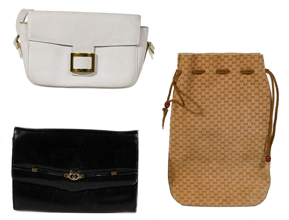 Lot 471: Gucci and Hermes Handbag Assortment