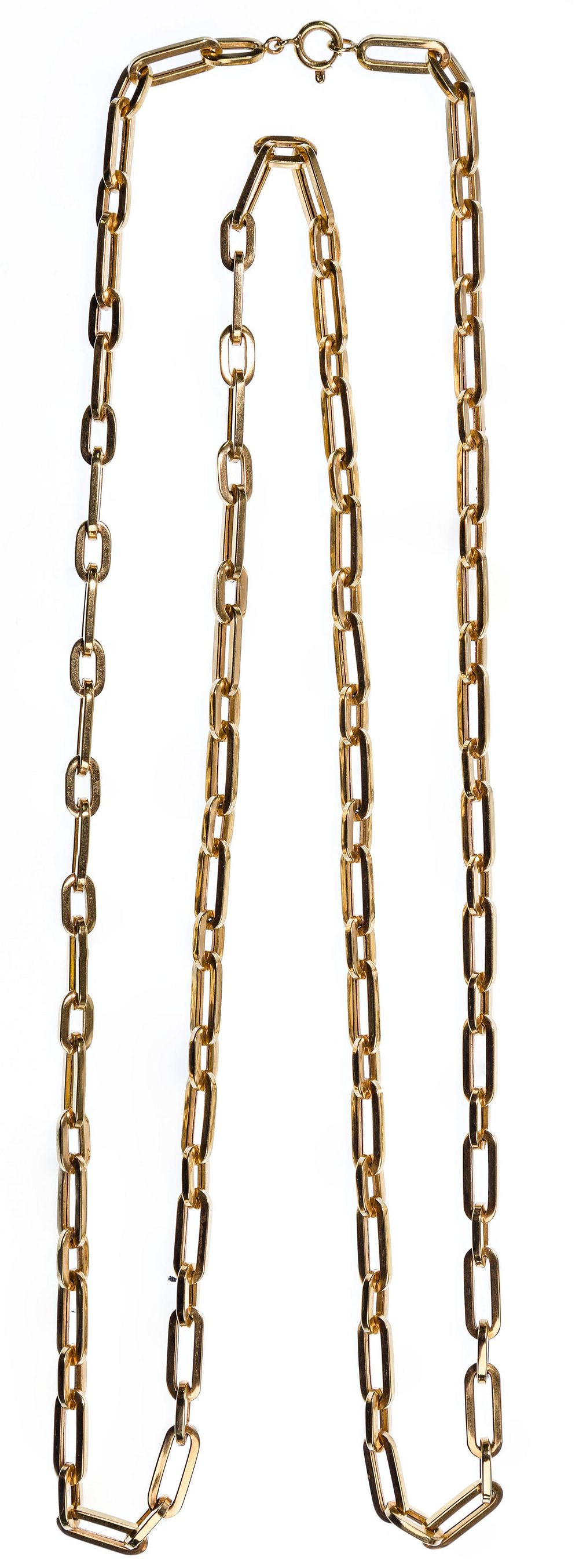 Lot 501: 18k Yellow Gold Link Necklace