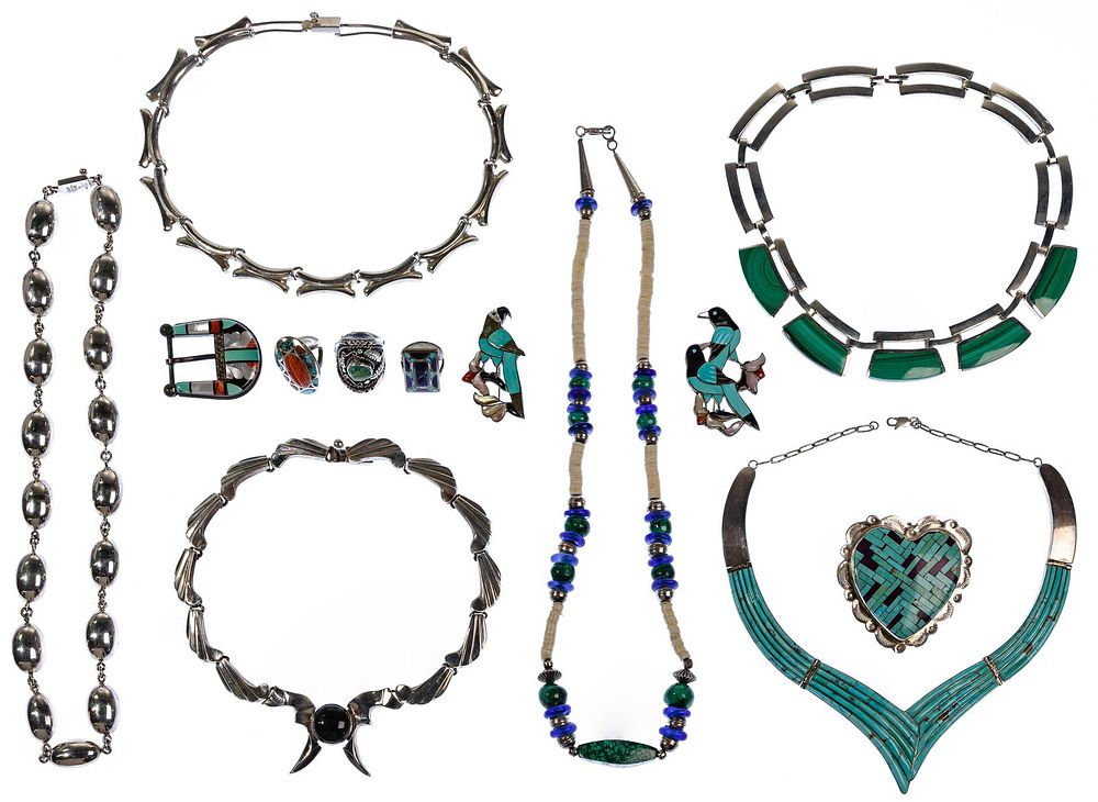 Lot 614: Sterling Silver Jewelry Assortment