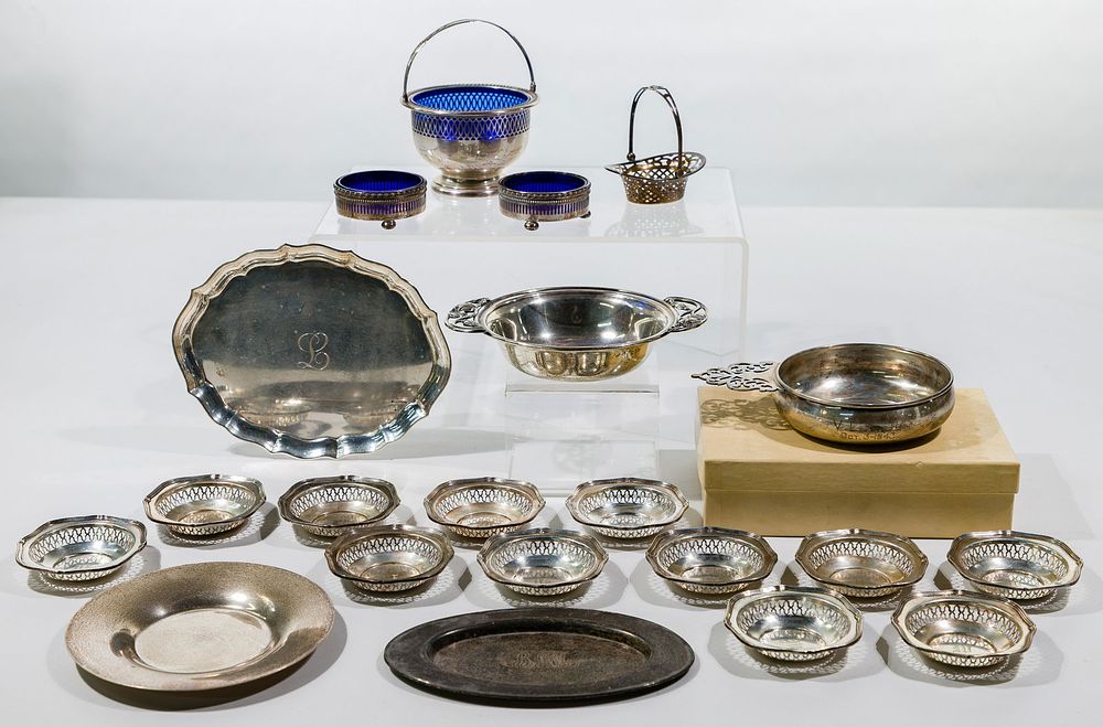 Lot 642: Sterling Silver Hollowware Assortment