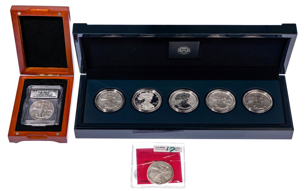 Lot 682: Silver Eagle Assortment