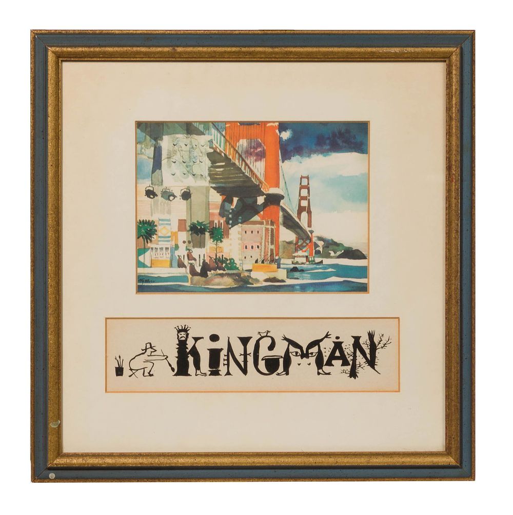 Lot 154: Dong Kingman (American, 1911-2000) Pen and Ink