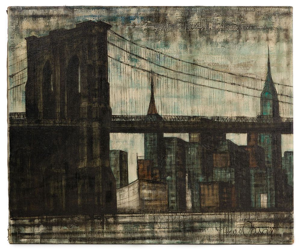 Lot 161: Hugo Casar (German / American, 1911-1975) Oil on Canvas