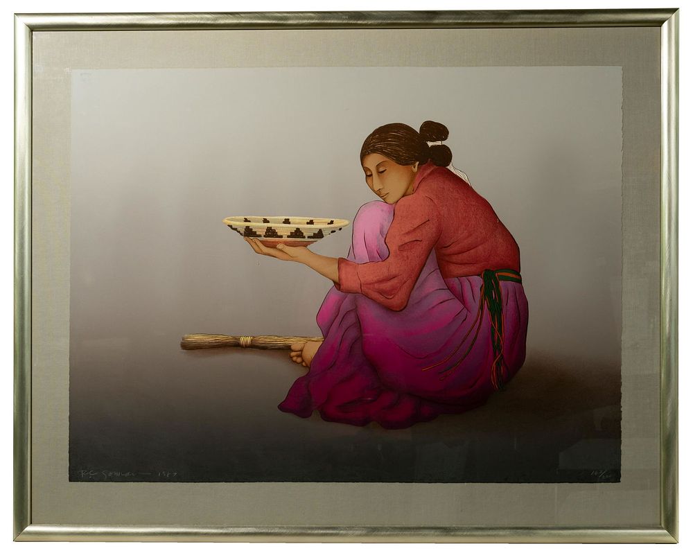 Lot 175: R. C. Gorman (American, 1932-2005) 'Wedding Basket'
