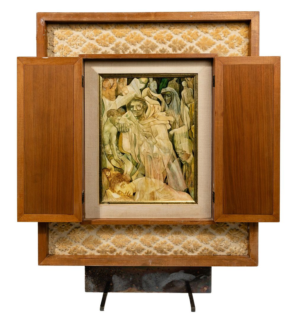 Lot 176: Rodney Winfield (American, 1925-2017) Mixed Media Oil