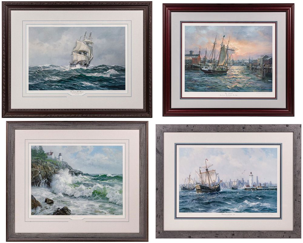 Lot 209: Charles Vickery (American, 1913-1998) Offset Lithograph