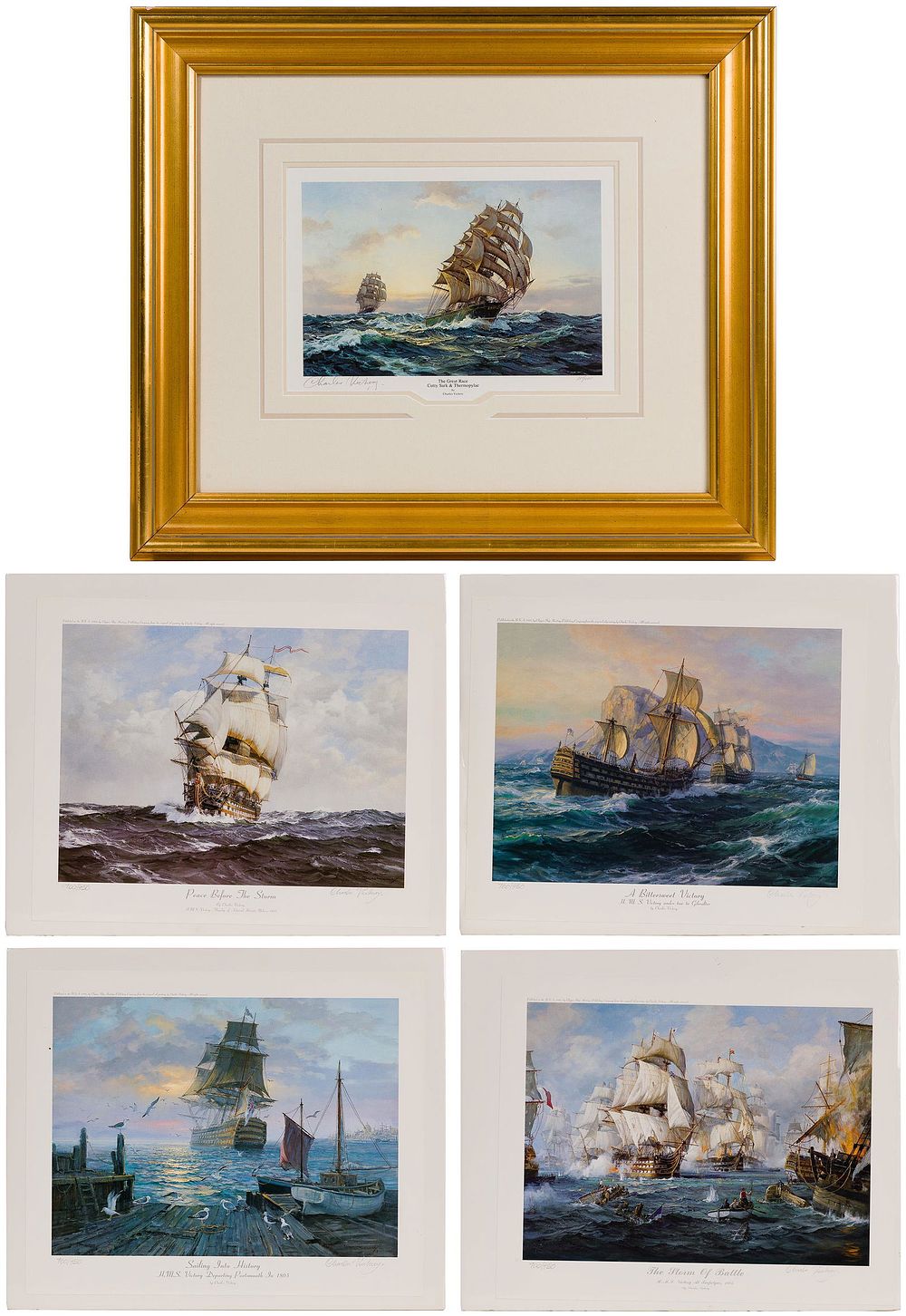 Lot 212: Charles Vickery (American, 1913-1998) Offset Lithograph