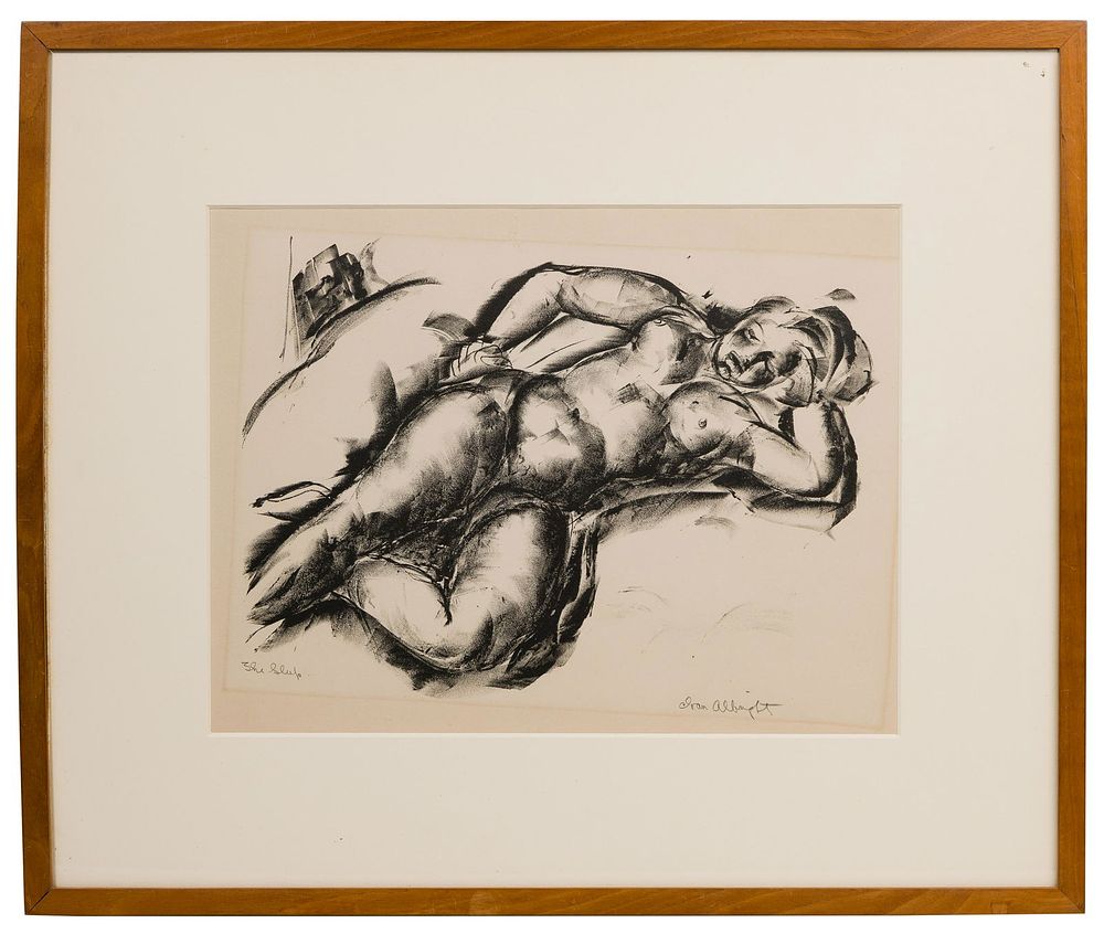 Lot 215: Ivan Albright (American, 1897-1983) 'In the Morning /