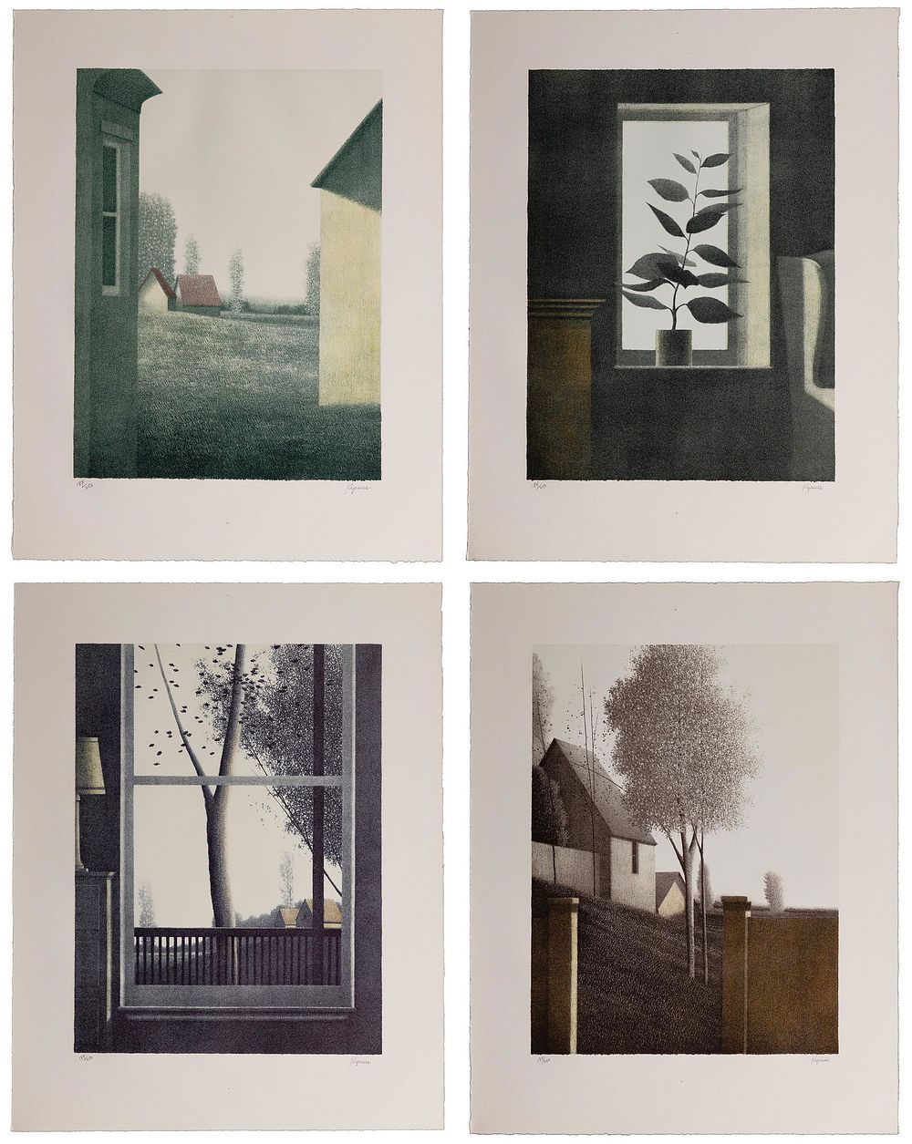 Lot 223: Robert Kipniss (American, b.1931) 'Interiors &