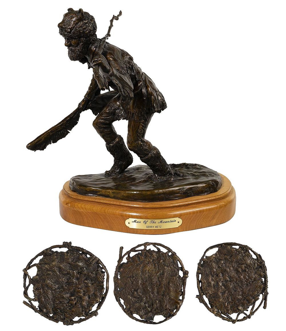 Lot 232: Gerry Metz (American, 1943-2018) 'Man of the Mountain'
