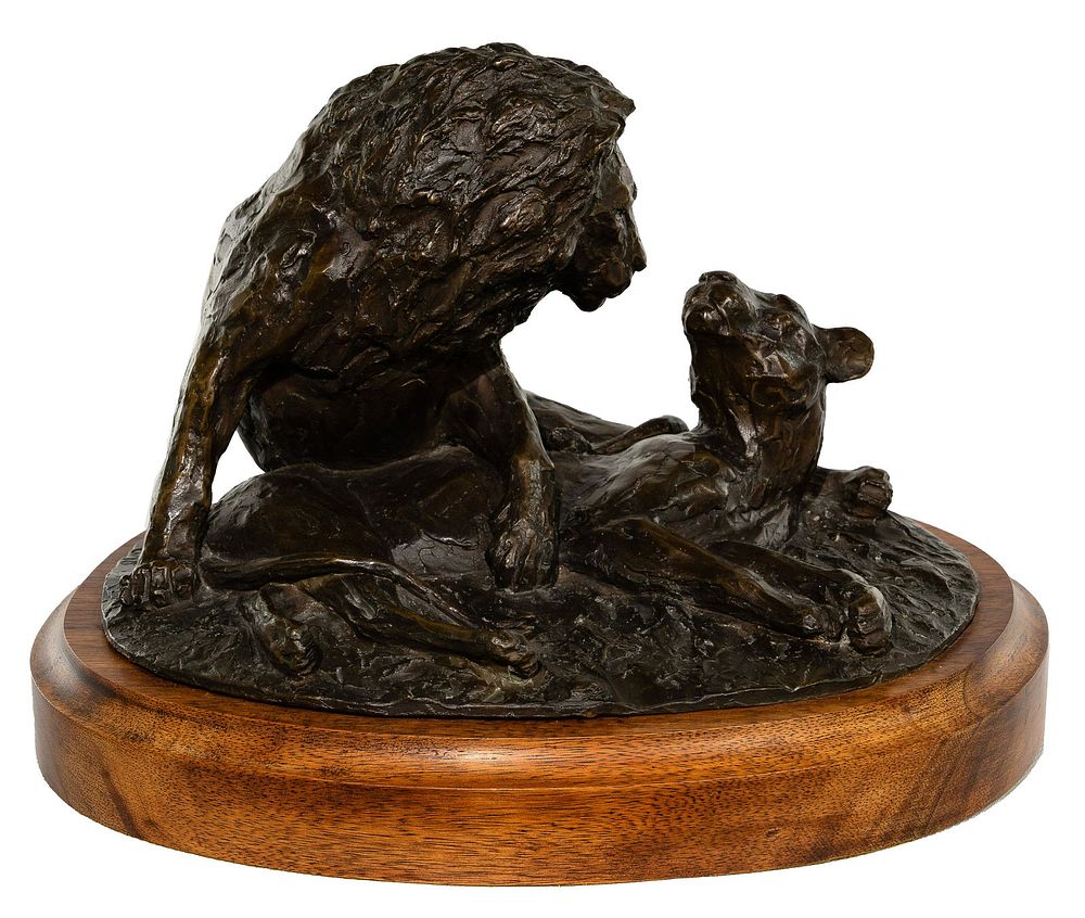 Lot 237: Melvin Johansen (American, 1915-2015) 'Amore' Bronze