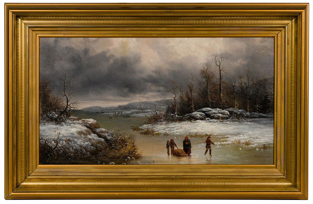 Lot 270: Unknown Artist Oil on Panel