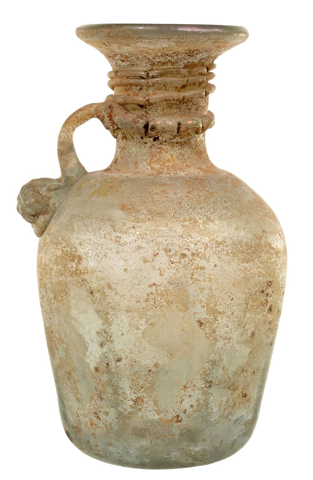 Lot 275: Roman Style Iridescent Glass Ewer