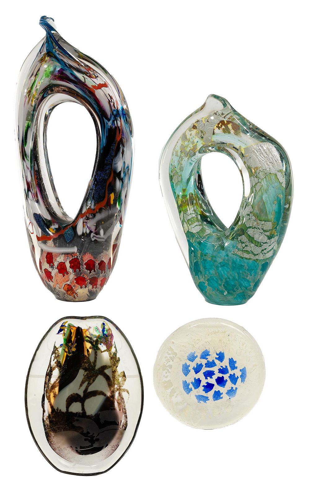 Lot 341: Colleen Ott (American, 20th Century) Art Glass
