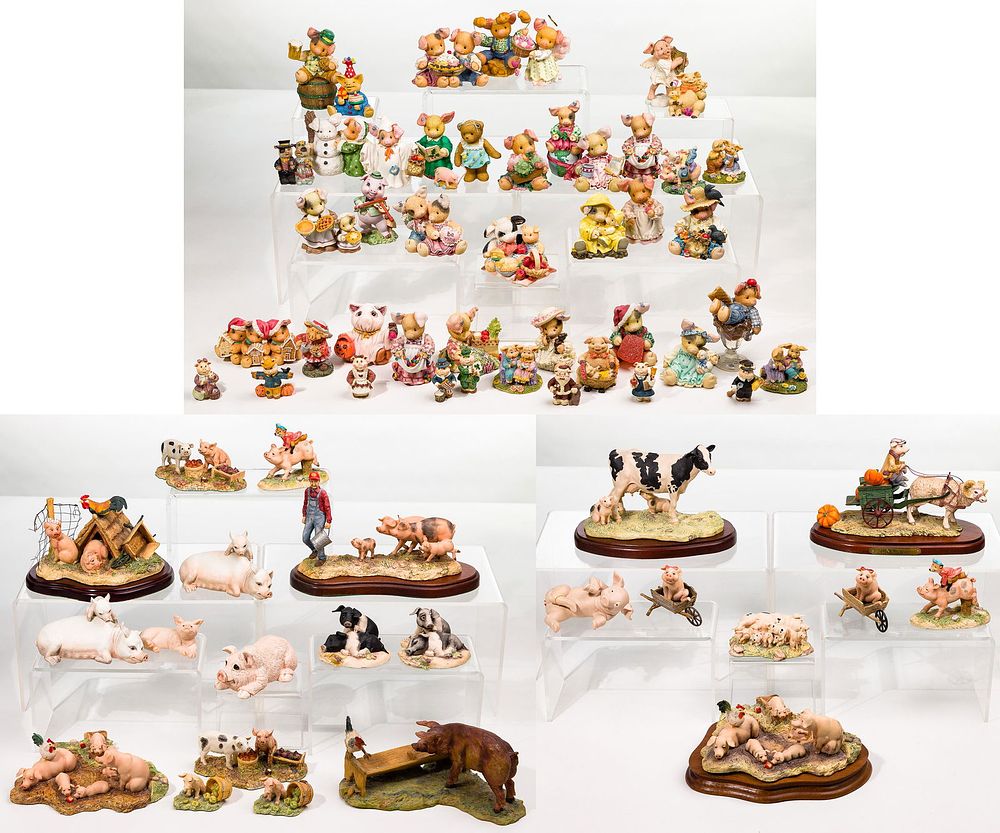 Lot 353: Pig Figurine Assortment