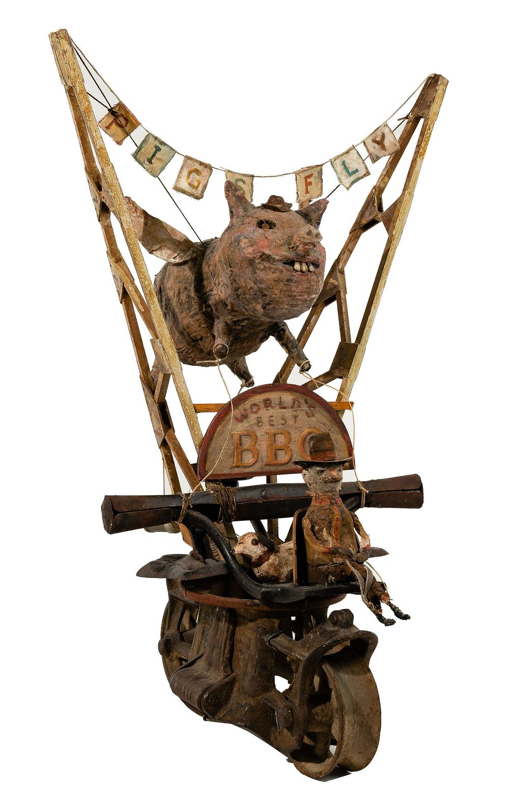Lot 363: Pig Sculpture