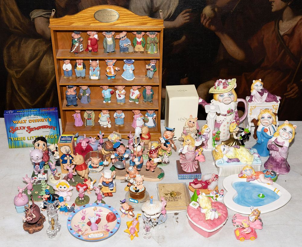 Lot 380: Pig Character Figurine Assortment