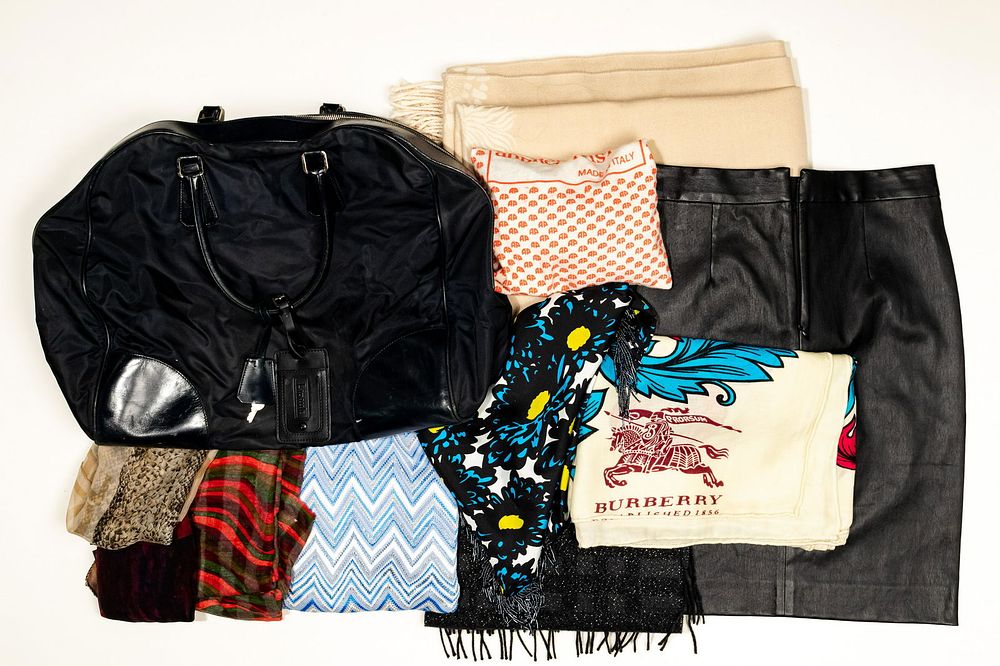 Lot 397: Designer Clothing and Accessory Assortment