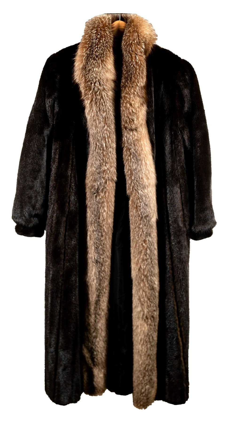 Lot 403: Mink and Fox Fur Full Length Coat