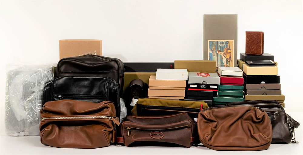 Lot 410: Men's Leather Goods Assortment