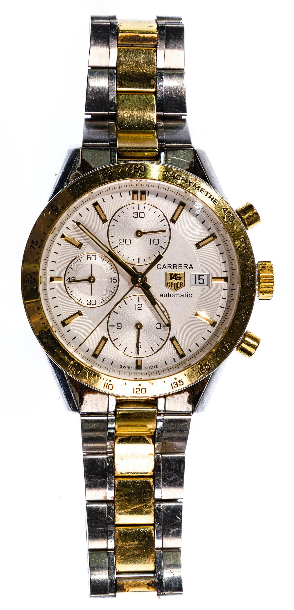 Lot 492: Tag Heuer 'Carrera' Automatic Chronograph Wristwatch
