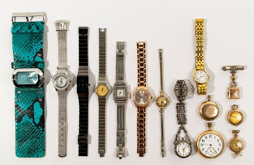 Lot 506: Sterling Silver and Costume Wristwatch Assortment