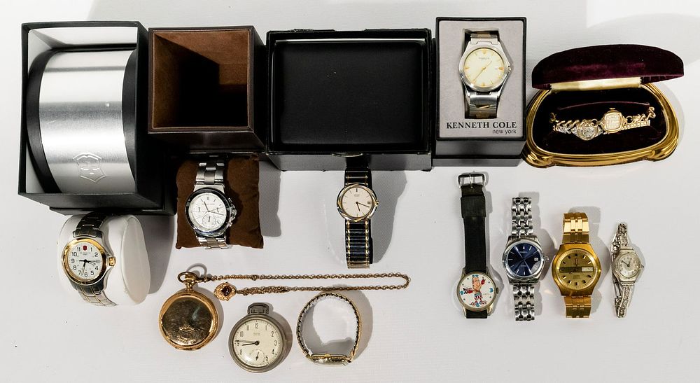 Lot 509: Wristwatch and Pocket Watch Assortment