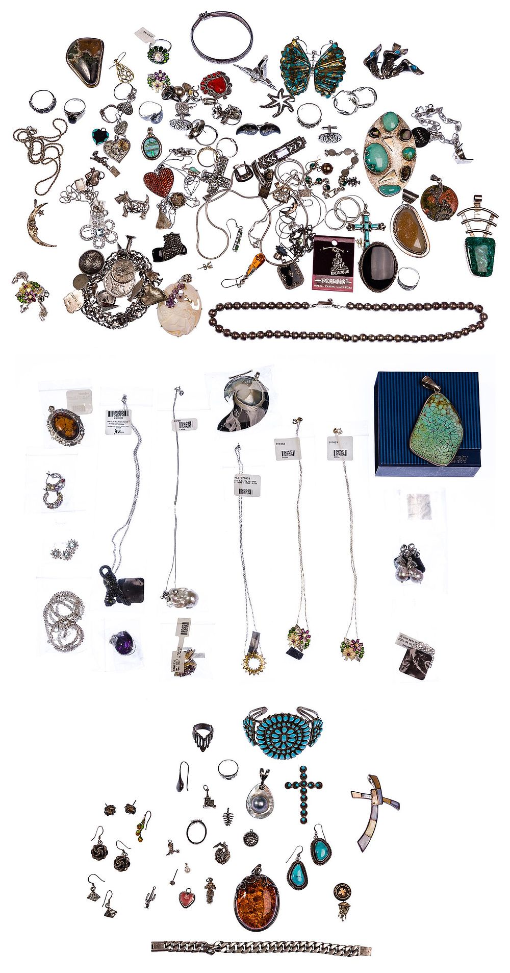 Lot 534: Sterling Silver Jewelry Assortment