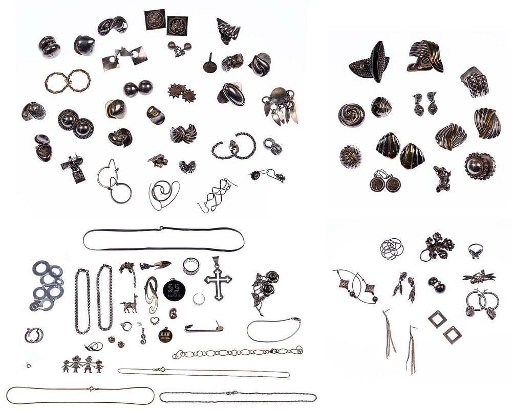 Lot 536: Sterling Silver Jewelry Assortment